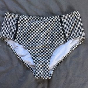 High waisted bikini bottom